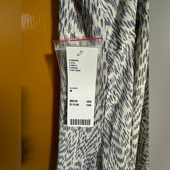 NWT Urban Outfitters Sparklers Chiffon Midi Dress - Blue - Picture 4 of 7